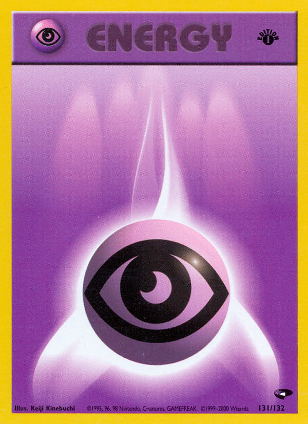 Psychic Energy (131/132) [Gym Challenge 1st Edition] Pokémon