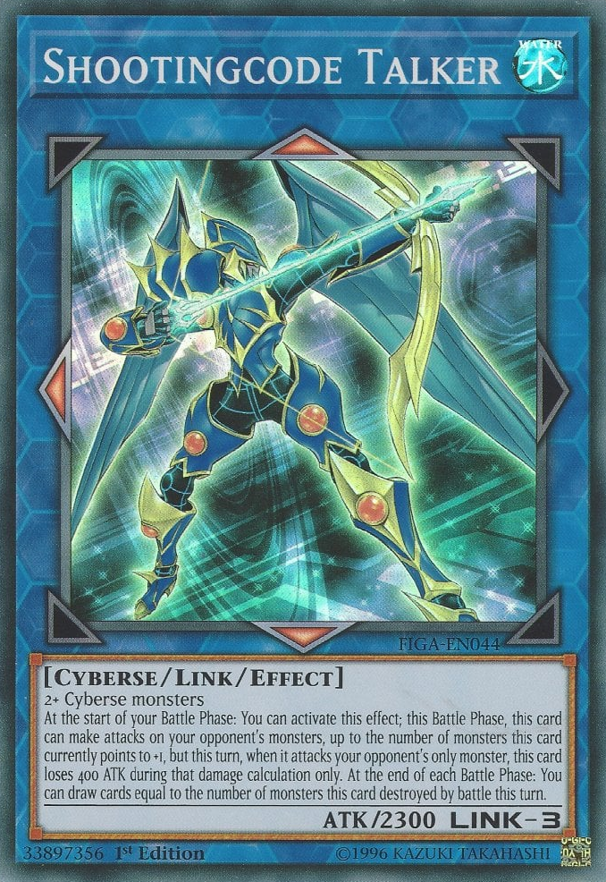 Shootingcode Talker [FIGA-EN044] Super Rare Yu-Gi-Oh!