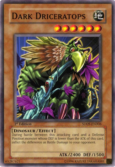 Dark Driceratops [SD09-EN006] Common Yu-Gi-Oh!