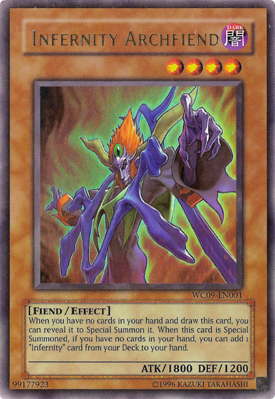 Infernity Archfiend [WC09-EN001] Ultra Rare Yu-Gi-Oh!