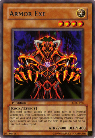 Armor Exe [MFC-075] Rare Yu-Gi-Oh!
