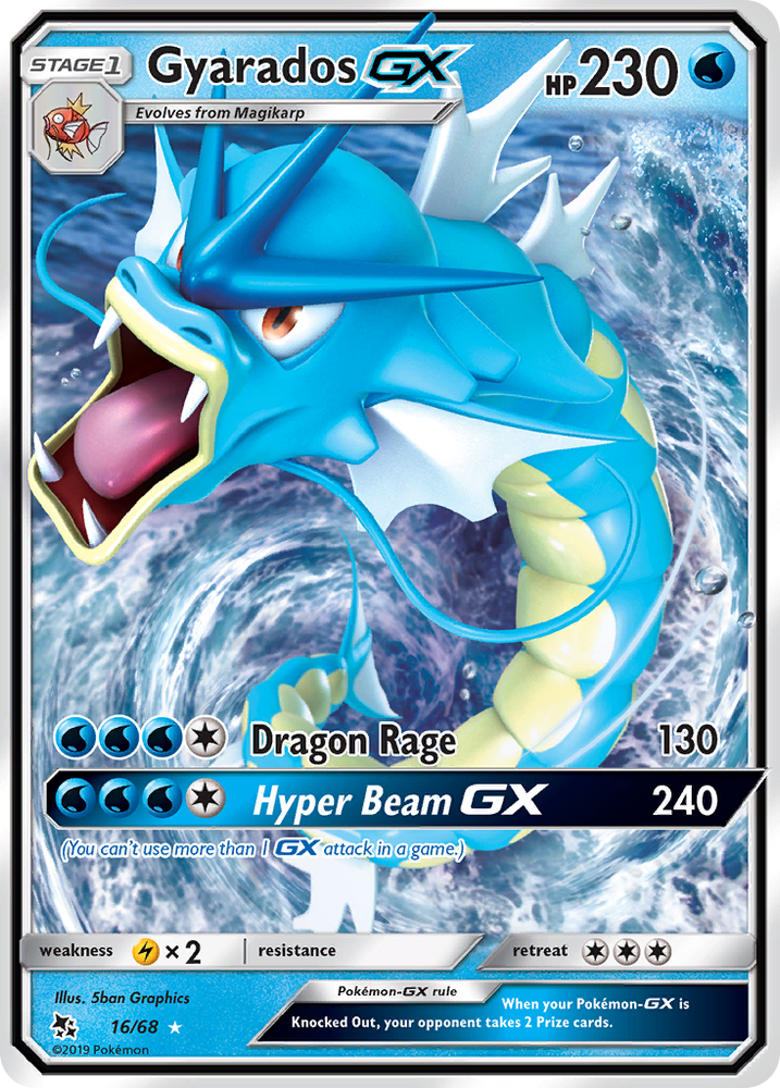 Gyarados GX (16/68) [Sun & Moon: Hidden Fates] Pokémon