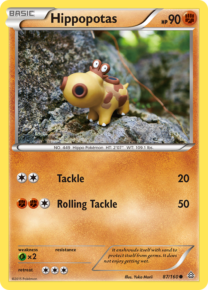 Hippopotas (87/160) [XY: Primal Clash] Pokémon