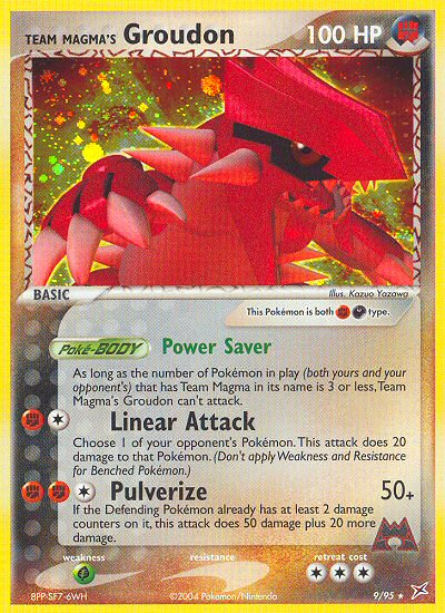 Team Magma's Groudon (9/95) [EX: Team Magma vs Team Aqua] Pokémon