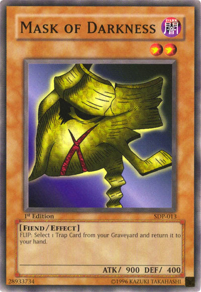 Mask of Darkness [SDP-013] Common Yu-Gi-Oh!