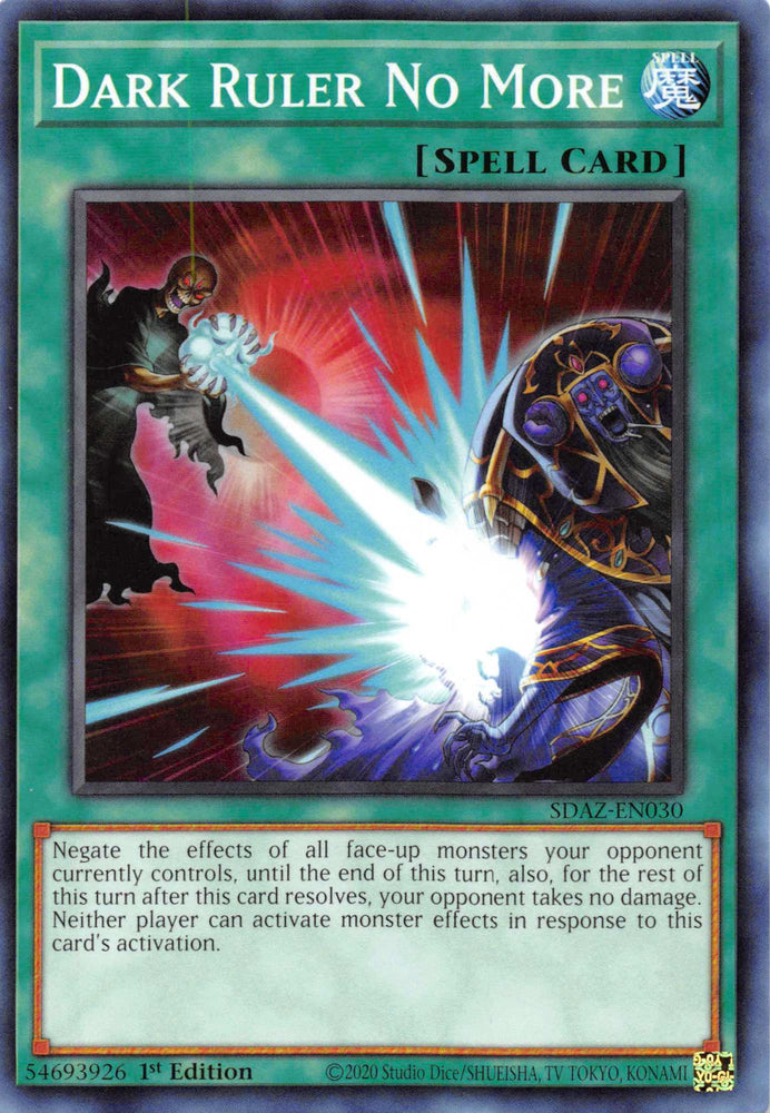 Dark Ruler No More [SDAZ-EN030] Common Yu-Gi-Oh!