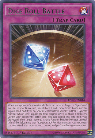 Dice Roll Battle [HSRD-EN014] Rare Yu-Gi-Oh!