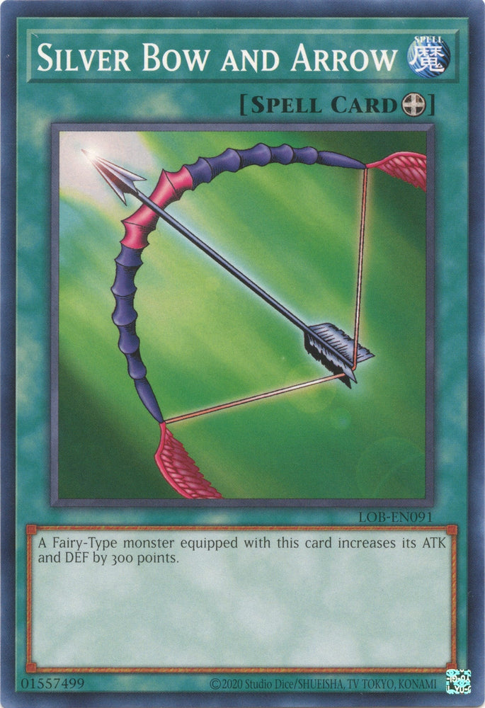 Silver Bow and Arrow (25th Anniversary) [LOB-EN091] Common Yu-Gi-Oh!