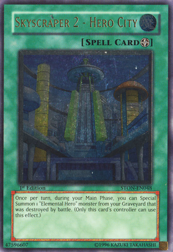 Skyscraper 2 - Hero City [STON-EN048] Ultimate Rare Yu-Gi-Oh!