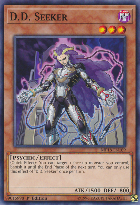 D.D. Seeker [MP18-EN189] Common Yu-Gi-Oh!