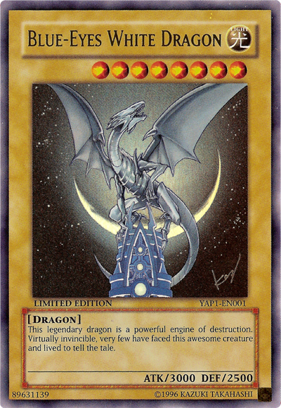 Blue-Eyes White Dragon [YAP1-EN001] Ultra Rare Yu-Gi-Oh!