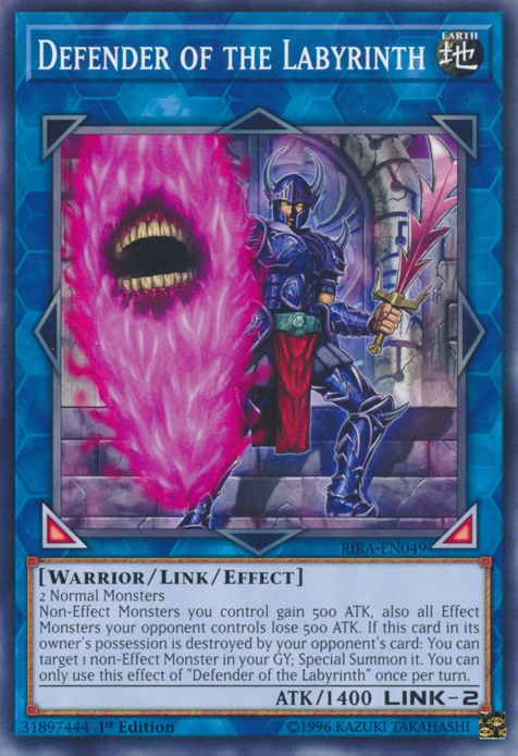 Defender of the Labyrinth [RIRA-EN049] Common Yu-Gi-Oh!