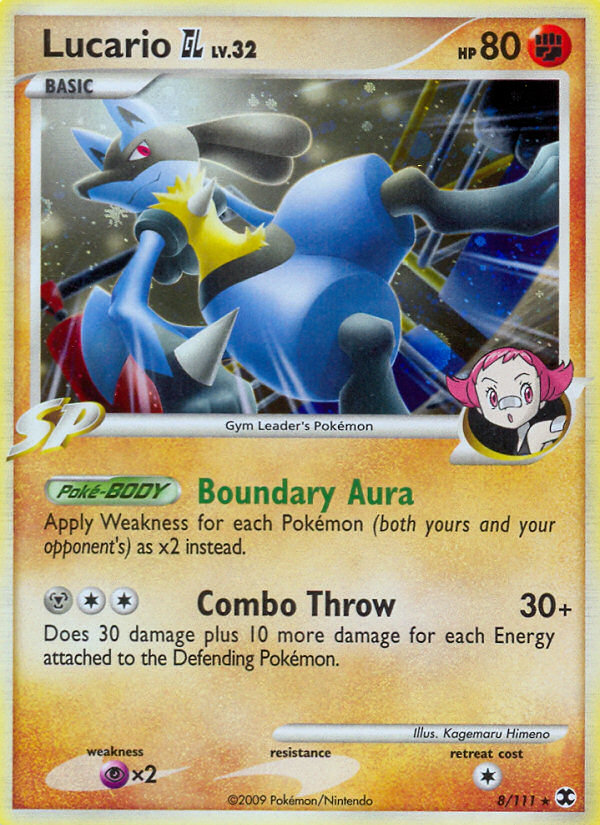 Lucario GL (8/111) [Platinum: Rising Rivals] Pokémon