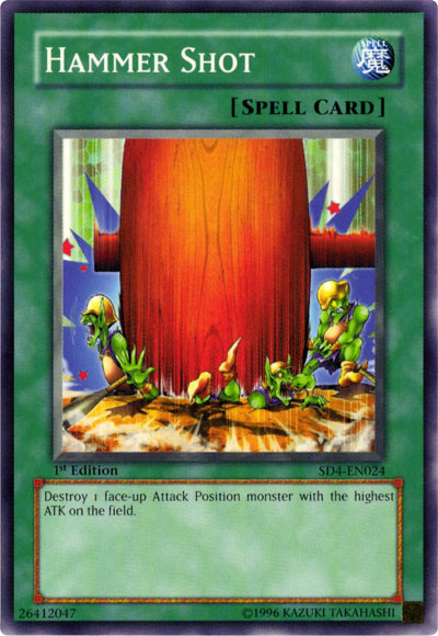 Hammer Shot [SD4-EN024] Common Yu-Gi-Oh!