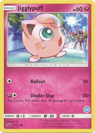 Jigglypuff (71/111) (Deck Exclusive #22) [Sun & Moon: Trainer Kit - Alolan Ninetales] Pokémon