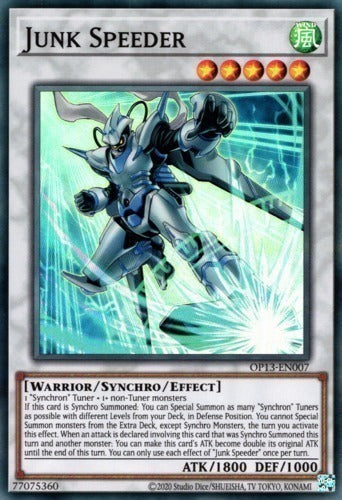 Junk Speeder [OP13-EN007] Super Rare Yu-Gi-Oh!