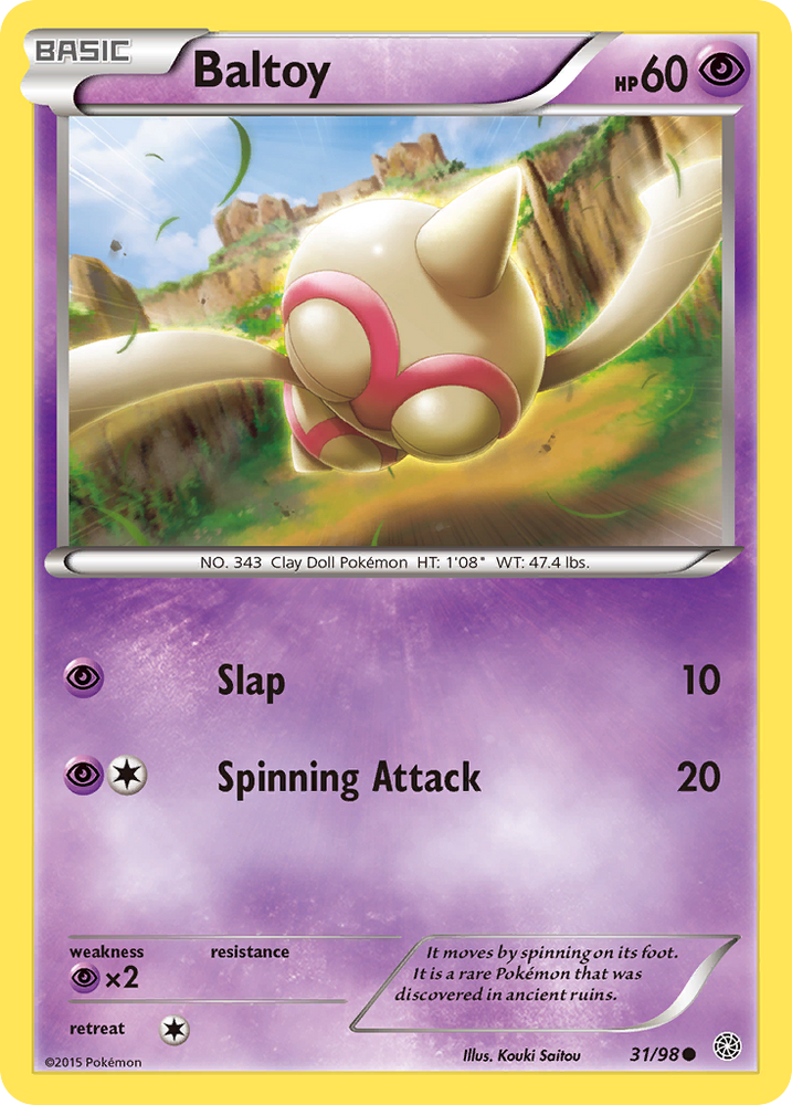 Baltoy (31/98) [XY: Ancient Origins] Pokémon