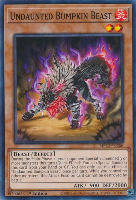Undaunted Bumpkin Beast [MP22-EN206] Common Yu-Gi-Oh!