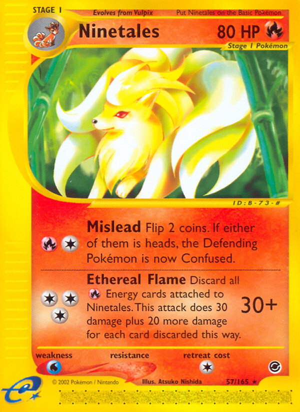 Ninetales (57/165) [Expedition: Base Set] Pokémon
