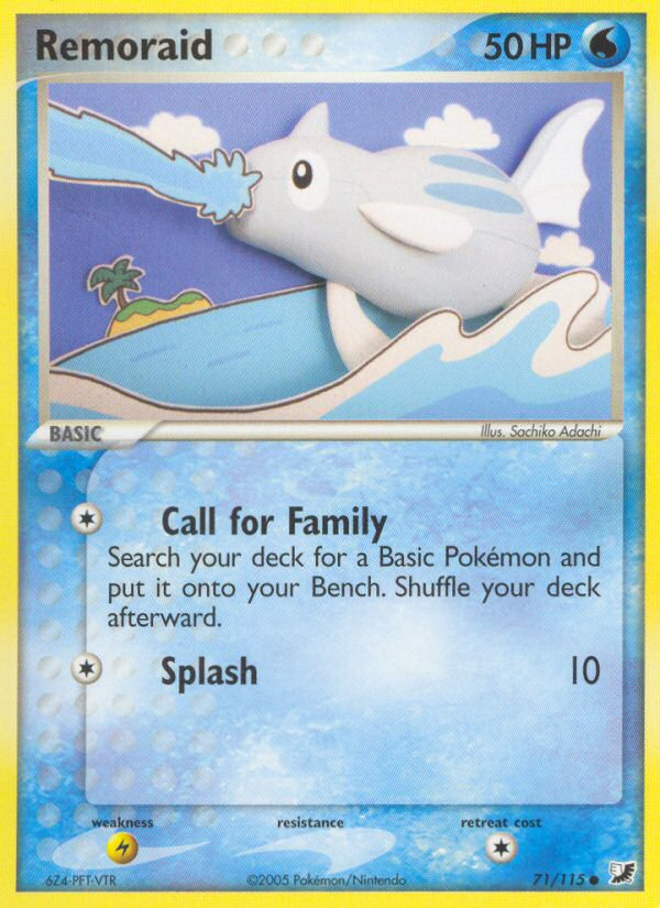 Remoraid (71/115) [EX: Unseen Forces] Pokémon