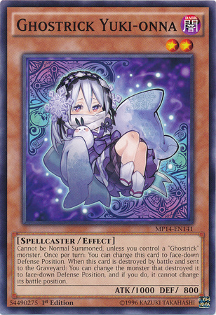 Ghostrick Yuki-onna [MP14-EN141] Common Yu-Gi-Oh!
