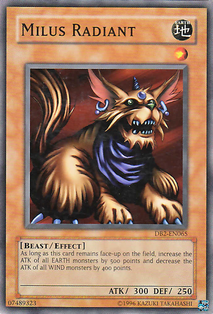 Milus Radiant [DB2-EN065] Common Yu-Gi-Oh!