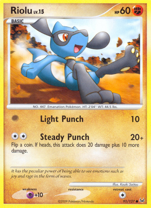 Riolu (91/127) [Platinum: Base Set] Pokémon