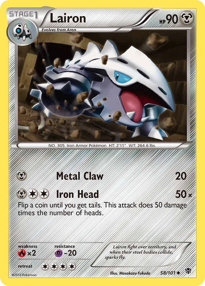 Lairon (58/101) [Black & White: Plasma Blast] Pokémon