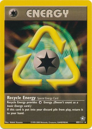 Recycle Energy (105/111) [Neo Genesis Unlimited] Pokémon