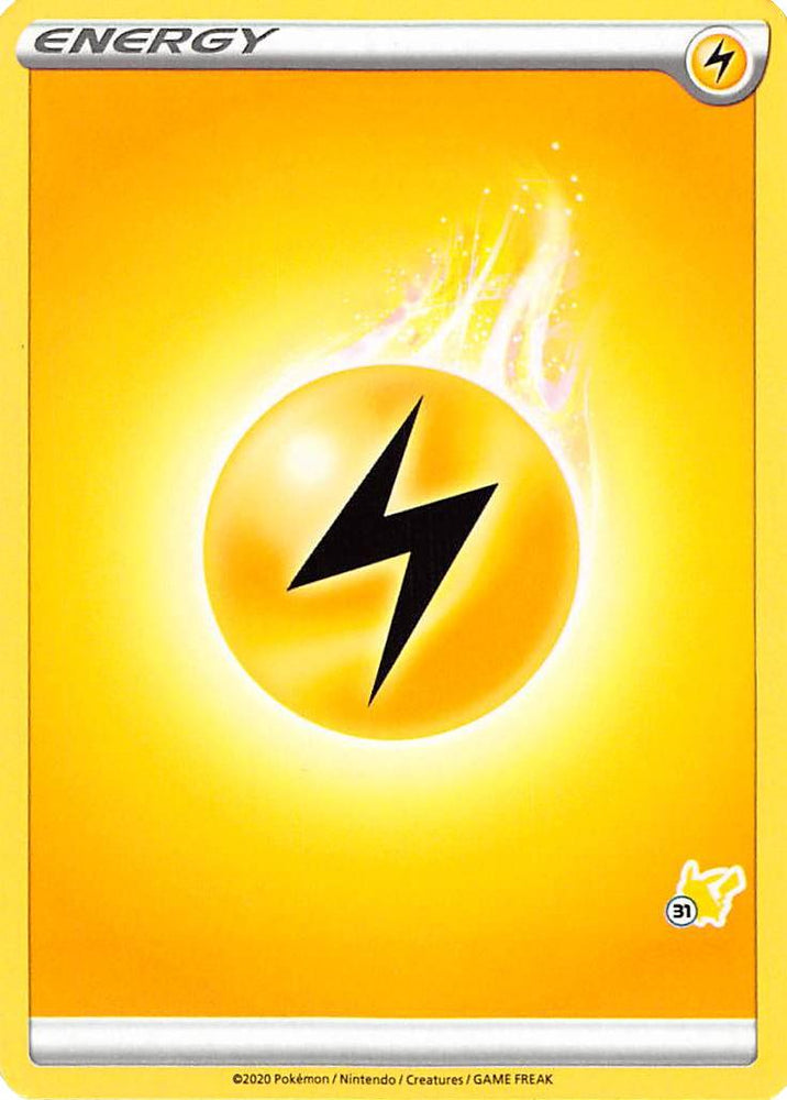 Lightning Energy (Pikachu Stamp #31) [Battle Academy 2022] Pokémon