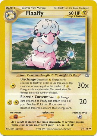 Flaaffy (34/111) [Neo Genesis Unlimited] Pokémon