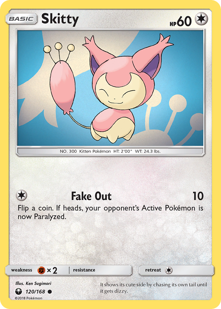 Skitty (120/168) [Sun & Moon: Celestial Storm] Pokémon