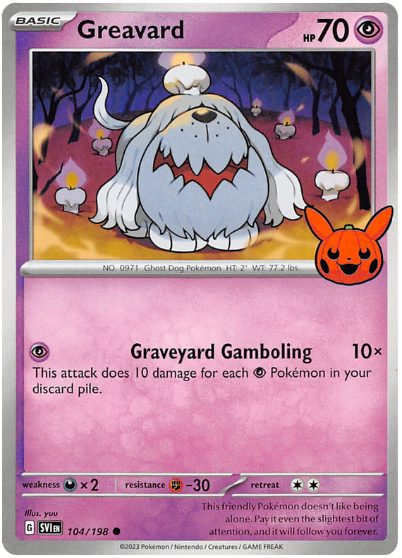 Greavard (104/198) [Trick or Trade 2023] Pokémon