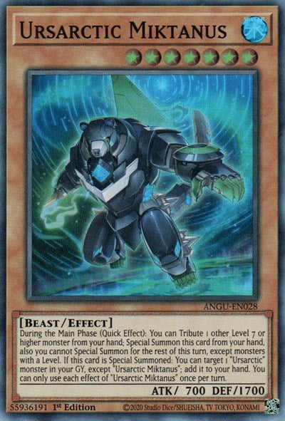 Ursarctic Miktanus (Super Rare) [ANGU-EN028] Super Rare Yu-Gi-Oh!