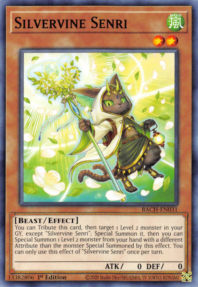 Silvervine Senri [BACH-EN031] Common Yu-Gi-Oh!
