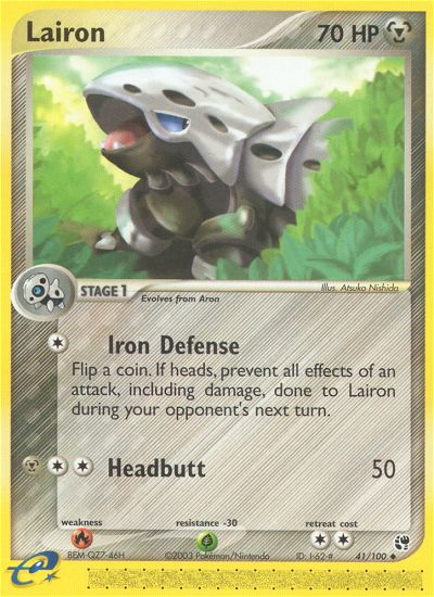 Lairon (41/100) [EX: Sandstorm] Pokémon