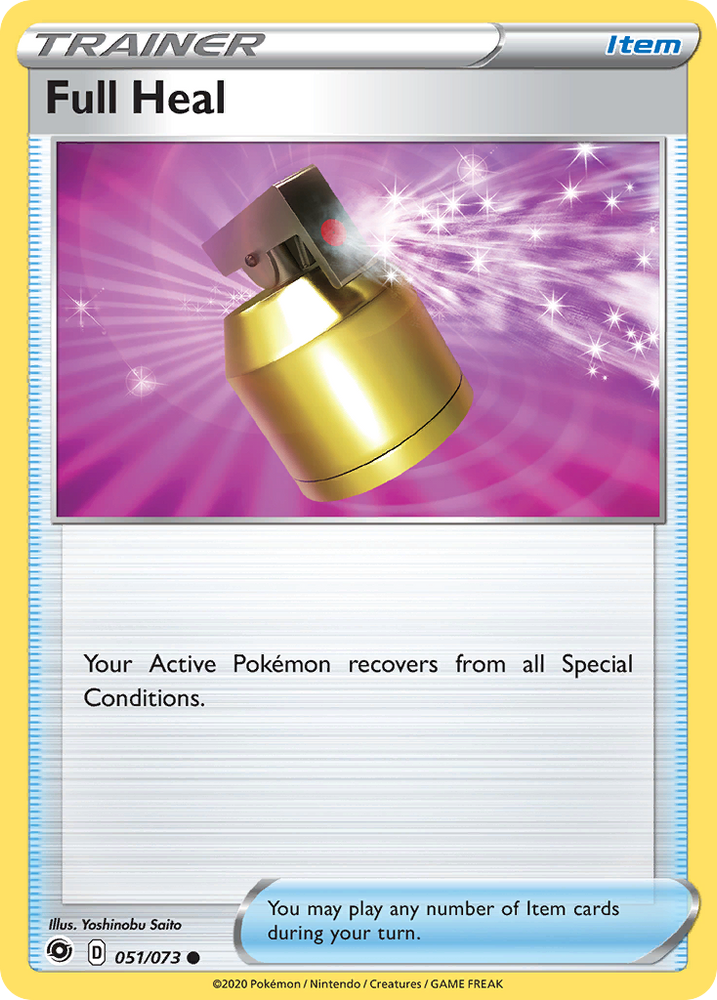 Full Heal (051/073) [Sword & Shield: Champion's Path] Pokémon