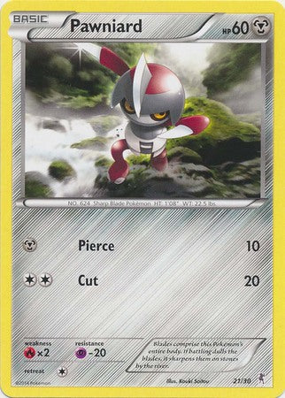 Pawniard (21/30) [XY: Trainer Kit 1 - Bisharp] Pokémon