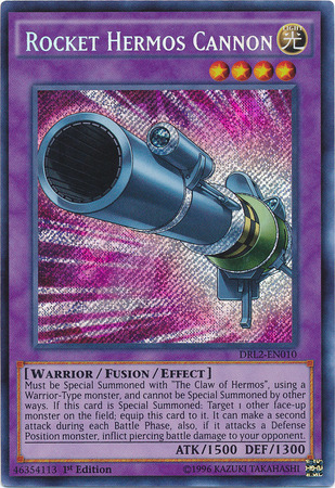 Rocket Hermos Cannon [DRL2-EN010] Secret Rare Yu-Gi-Oh!