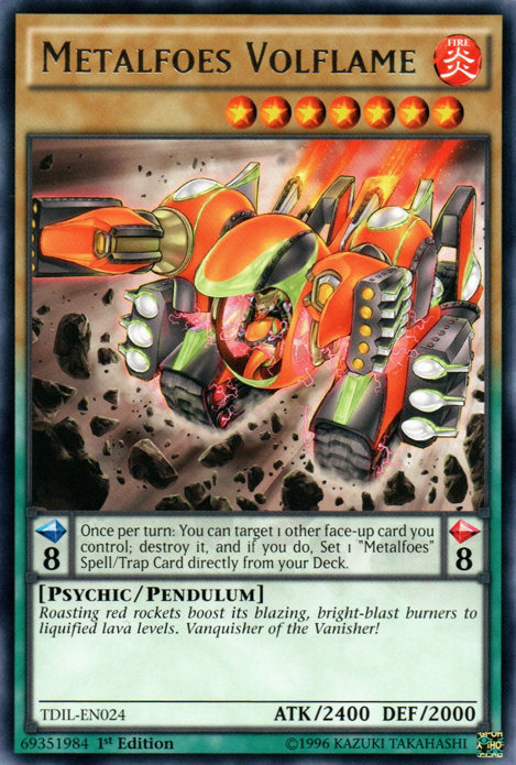 Metalfoes Volflame [TDIL-EN024] Rare Yu-Gi-Oh!