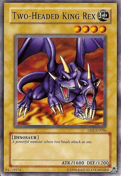 Two-Headed King Rex [DB2-EN096] Common Yu-Gi-Oh!
