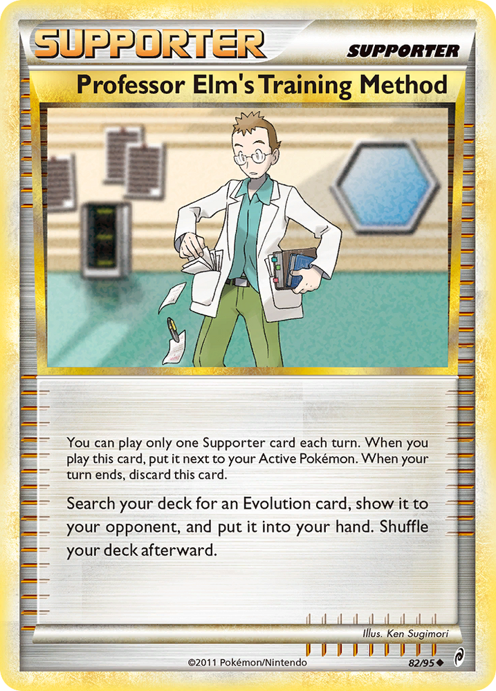 Professor Elm's Training Method (82/95) [HeartGold & SoulSilver: Call of Legends] Pokémon