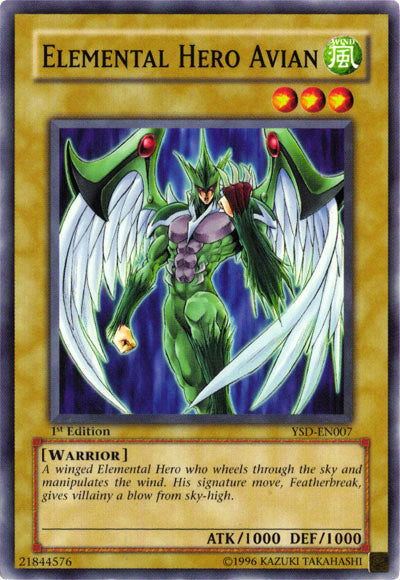 Elemental Hero Avian [YSD-EN007] Common Yu-Gi-Oh!