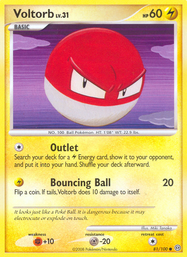 Voltorb (81/100) [Diamond & Pearl: Stormfront] Pokémon