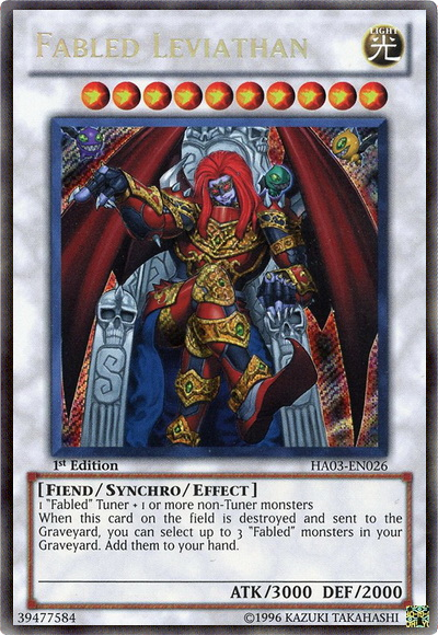 Fabled Leviathan [HA03-EN026] Secret Rare Yu-Gi-Oh!