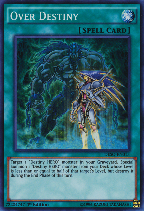 Over Destiny [DESO-EN015] Super Rare Yu-Gi-Oh!