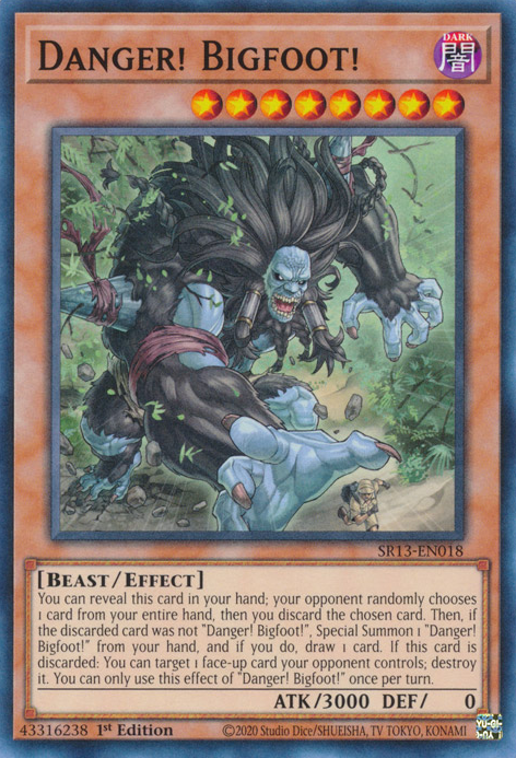 Danger! Bigfoot! [SR13-EN018] Common Yu-Gi-Oh!