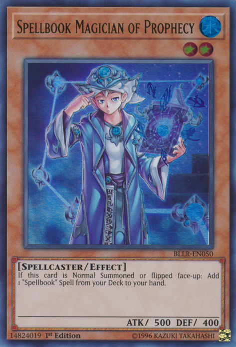 Spellbook Magician of Prophecy [BLLR-EN050] Ultra Rare Yu-Gi-Oh!