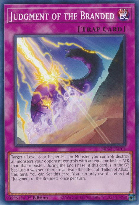 Judgment of the Branded [MP22-EN104] Common Yu-Gi-Oh!