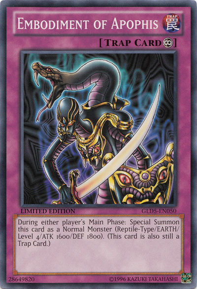 Embodiment of Apophis [GLD5-EN050] Common Yu-Gi-Oh!